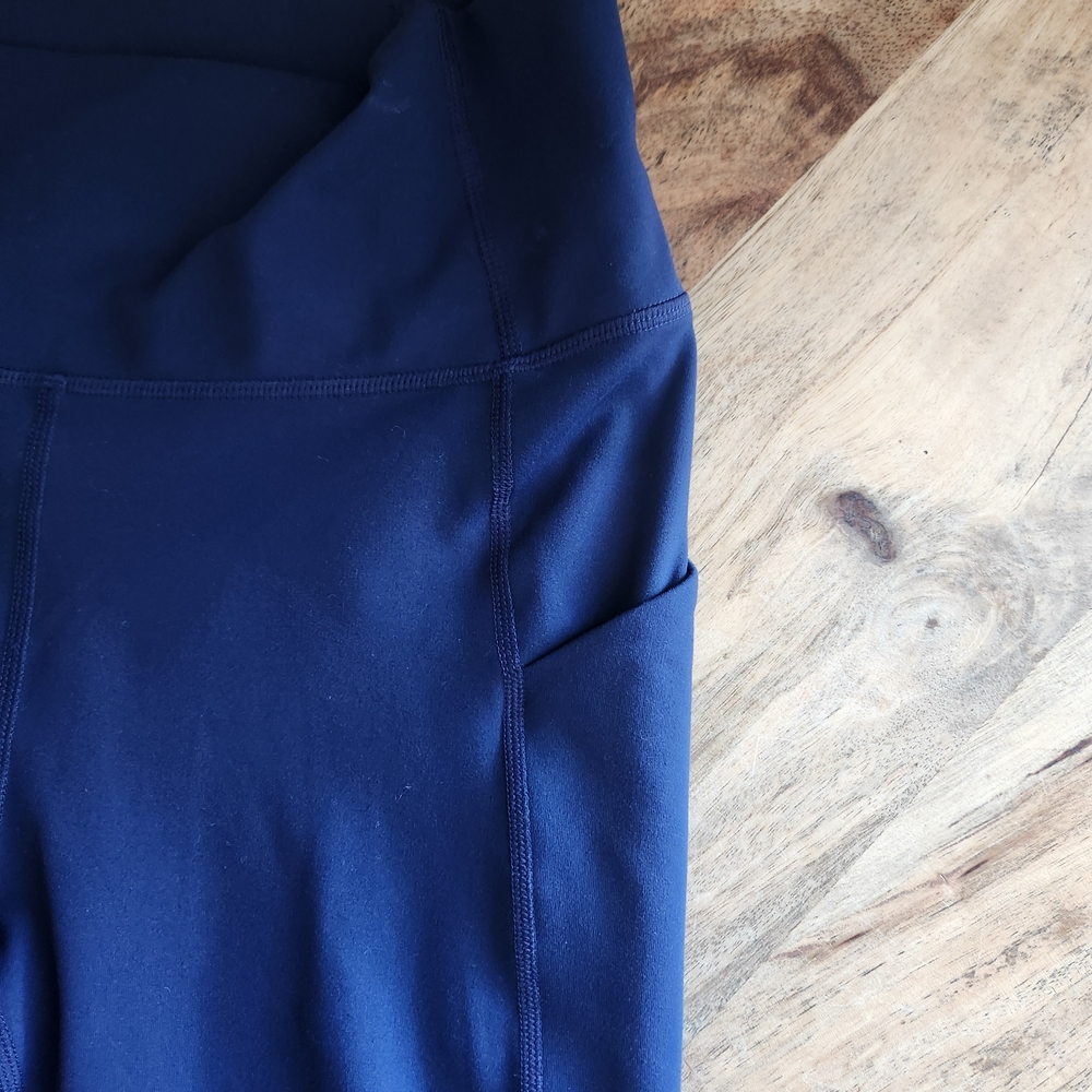 PureLuxe Fabletics Navy Leggings M - Picture 4 of 15